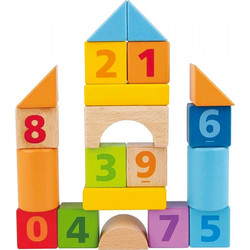 HAPE ΞΥΛΙΝΟ ΣΕΤ ΤΟΥΒΛΑΚΙΑ COUNT N BUILD BLOCK SET 8388