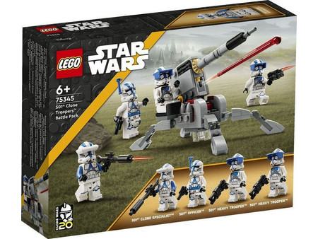 Lego Star Wars 501st Clone Troopers Battlepack για 6+ Ετών 75345