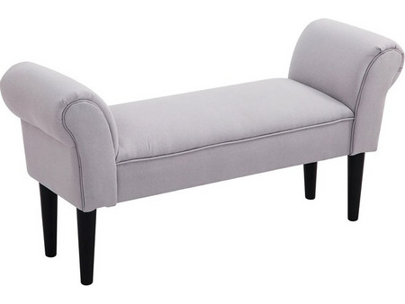 Ξύλινο Ανάκλιντρο 102 x 31 x 51 cm Χρώματος Γκρι HOMCOM 831-135GY