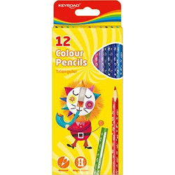 Keyroad Triangular Ξυλομπογιές Σετ 12τμχ