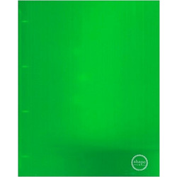 Ντοσιέ PP 4 Κρίκων O-ring - Πράσινο (25x32x2) - Shape