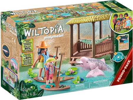 Playmobil Wiltopia Βόλτα στο Ποτάμι με τα Δελφίνια για 4-10 Ετών 71143