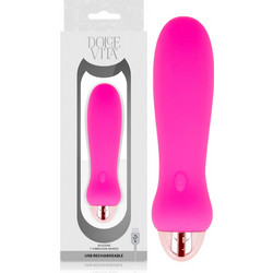 Dolce Vita Rechargeable Five Δονητής 12.4cm Ροζ
