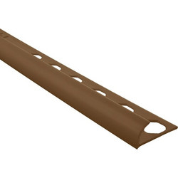 RAVENNA Προφίλ PVC Πλακιδίων Καφέ Οβαλ 10 mm Πολλαπλών Χρήσεων Say 103 270 cm
