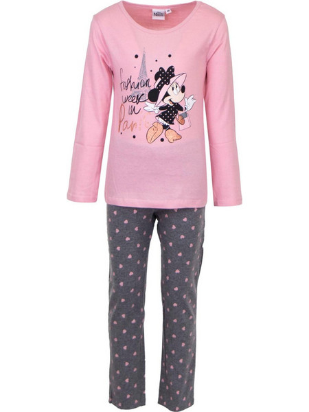 MINNIE ΠΥΤΖΑΜΑ ΜΑΚΡΥΜΑΝΙΚΗ (ΡΟΖ-ΓΚΡΙ)