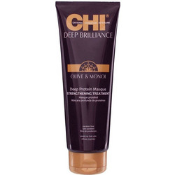 Chi Deep Brilliance Olive & Monoi Μάσκα Μαλλιών για Επανόρθωση για Ξηρά & Ταλαιπωρημένα Μαλλιά 237ml