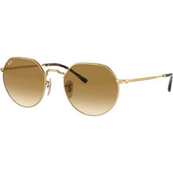 Ray-Ban RB3565 001/51 Ανδρικά Γυαλιά Ηλίου Πολυγωνικά Μεταλλικά Καφέ με Καφέ Degradee Φακό