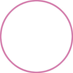 Amila Χούλα-Χουπ HQ 60cm - Φ19mm - 230gr. Ροζ - 98802