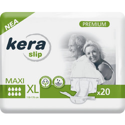 Kera Slip Premium Maxi XLarge Πάνες Ακράτειας 8 Σταγόνες 20τμχ
