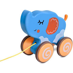 Lorelli Ξύλινο Ελεφαντάκι Pull-Along 9+ Μηνών