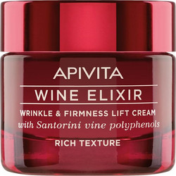 Apivita Wine Elixir Wrinkle & Firmness Lift Rich Cream 50ml