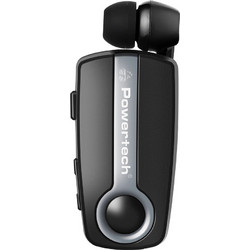 Powertech Klipp PT-733 Ακουστικό Bluetooth In Ear Πέτου Silver