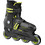 Roces Orlando 4.0 Set Inline Αυξομειούμενα Rollers Ενηλίκων Μαύρα Κίτρινα