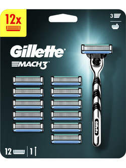 Gillette Mach 3 Razor + Spare Parts 12τμχ