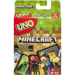 Mattel UNO Minecraft Επιτραπέζιο Παιχνίδι για 7+ Ετών για 2-6 Παίκτες