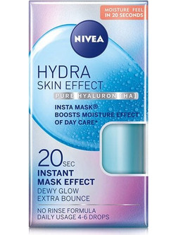 Nivea Hydra Skin Effect Insta Κρεμώδης Μάσκα Προσώπου για Ενυδάτωση με Υαλουρονικό 100ml