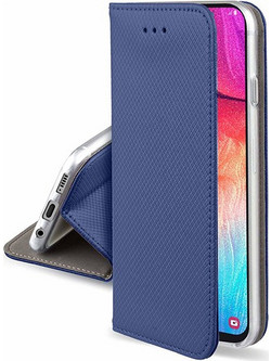 Θήκη OEM Smart Magnet για Apple iPhone 12, 12 Pro Flip Cover Navy Blue