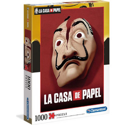 Puzzle Clementoni La Casa De Papel Mask 1000 Κομμάτια