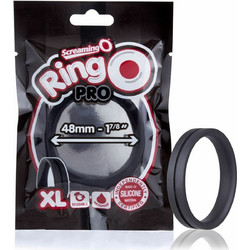Screaming O RingO Pro XL 48mm Ελαστικό Δαχτυλίδι Πέους Σιλικόνης 4.8cm Μαύρο