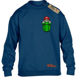Takeposition Halloween Pocket Mario Παιδικό Φούτερ Πετρόλ 810-1290-17