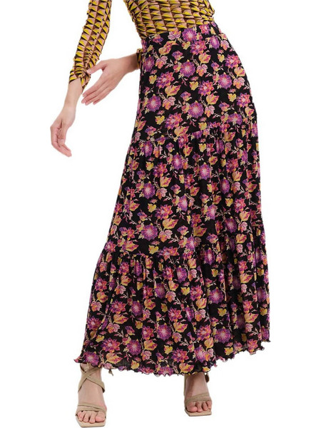 Φουστα Dvf Austria Reversible Skirt DVFKL1R001ABGYY astran med bk/feb geo yoke ye