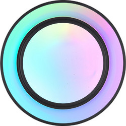 Φωτιστικό Σαλονιού Πλαφονιέρα Sully LED 24W RGBW 800Lm Μέταλλο Μαύρο