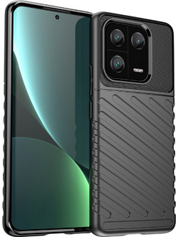 Thunder Case case for Xiaomi 13 Pro silicone armor case black