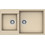 Teka Laguna 860 2C TG 3 1/2 Ένθετος Νεροχύτης Γρανίτη Topasbeige 86x90cm