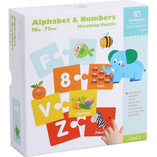 Παιδικό Puzzle Tookyland Αλφάβητο & Αριθμοί 72 Κομμάτια