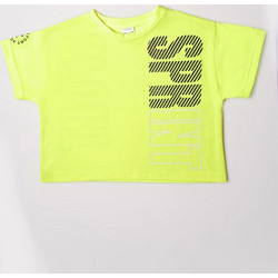 Sprint Παιδικό Crop Top Κοντομάνικο Lime 231-4066-S511