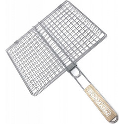 Bormann Διπλή Σχάρα Ψησίματος Ανοξείδωτη 35x25cm BBQ1012