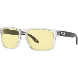 Oakley OO9102 X2 Ανδρικά Γυαλιά Ηλίου Τετράγωνα Κοκάλινα Διαφανή με Κίτρινο Polarized Φακό