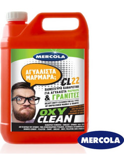 Mercola CL 22 Oxy Clean 5014 Καθαριστικό αγυαλιστων μαρμάρων και γρανιτών 4lt