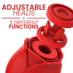 Mia Two Heads Clitoral Stimulator Red