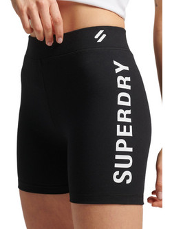 Superdry D1 SDCD Code Core Γυναικείο Κολάν Ποδηλατικό Ψηλόμεσο Μαύρο W7110328A-UA3