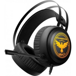Armaggeddon Atom 7 Gaming Headset Over Ear Black Yellow