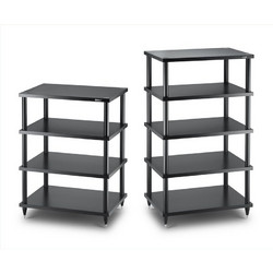 Solidsteel S2-4 Έπιπλο Hi-Fi με 4 Ράφια Μαύρο 58.4x82.8x43cm Κωδικός: 38664299