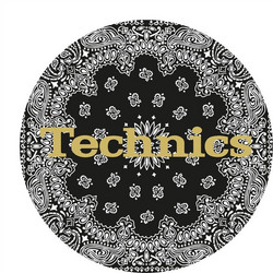 Magma Slipmat από Τσόχα Technics Bandana 1 2τμχ με Σχέδιο Κωδικός: 37032974