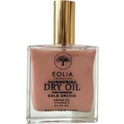 Eolia Cosmetics Gold Orchid Pink Diamond Ξηρό Λάδι με Λάμψη για Πρόσωπο Σώμα & Μαλλιά 100ml