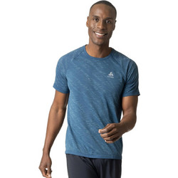 Odlo The Zeroweight Ceramicool Running Ανδρικό Αθλητικό T-Shirt Μπλε 313972-20875