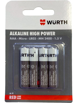 Wurth Red Line AAA 4τμχ