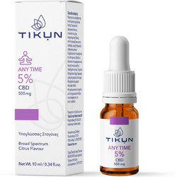 Tikun Any Time 5% CBD 500mg 10ml