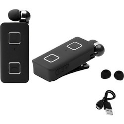 K-35 Ακουστικό Bluetooth In Ear Πέτου Black
