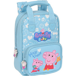 Safta Peppa Pig Baby Σχολική Τσάντα Πλάτης Δημοτικού Μπλε 612292765