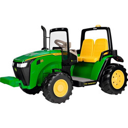 Peg Perego John Deere Dual Force Ηλεκτροκίνητο Παιδικό Τρακτέρ 12V Πράσινο