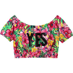 Original Marines Παιδικό Crop Top Κοντομάνικο Πολύχρωμο DBP3181F1 VARIANTE1