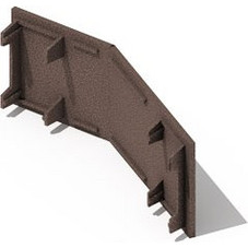 WPC τάπα rafter Τάπα rafter 6 x 15εκ. ΛΕΥΚΟ/ΜΠΕΖ