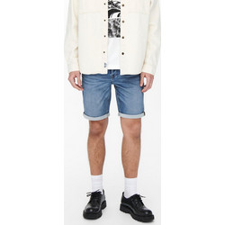 Only & Sons Αθλητική Ανδρική Βερμούδα Τζιν Μπλε 22018584-491455