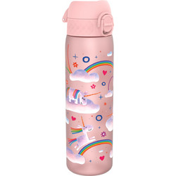 Ion8 Rainbow Unicorn Παιδικό Μπουκάλι Πλαστικό BPA Free Ροζ 500ml
