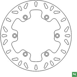 ΔΙΣΚΟΠΛΑΚΑ ΜΠΡΟΣΤΑ HONDA CBR 125R 04'-14' / CBR 600F 02'-13' NEWFREN